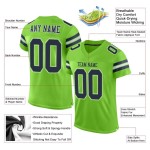 Fußballtrikot Custom Navy-Weiß Neon Authentic Mesh Grün Fußballtrikot Custom Navy-Weiß Neon Authentic Mesh Grün
