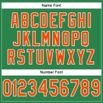 Jersey Gras Orange-Weiß Grün Authentic Fußball Custom Mesh Jersey Gras Orange-Weiß Grün Authentic Fußball Custom Mesh