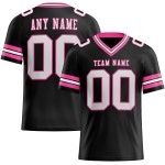 Mesh Schwarz Weiß-Pink Custom Authentic Fußballtrikot Mesh Schwarz Weiß-Pink Custom Authentic Fußballtrikot
