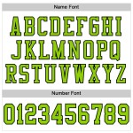 Grün-Schwarzes Fußball-Mesh-Authentisches Weiß-Neon-Trikot Custom Grün-Schwarzes Fußball-Mesh-Authentisches Weiß-Neon-Trikot Custom