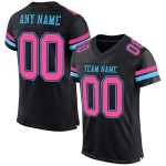 Fußball Mesh Blau Schwarz Pink-Sky Custom Jersey Authentic Fußball Mesh Blau Schwarz Pink-Sky Custom Jersey Authentic