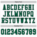 Grün-Schwarzes Football Kelly Custom Mesh Authentic Jersey Weiß Grün-Schwarzes Football Kelly Custom Mesh Authentic Jersey Weiß