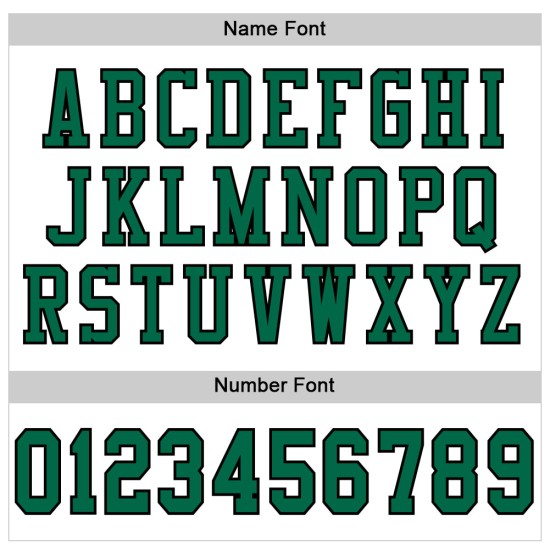 Grün-Schwarzes Football Kelly Custom Mesh Authentic Jersey Weiß Grün-Schwarzes Football Kelly Custom Mesh Authentic Jersey Weiß