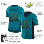 Football Fashion Schwarz-Altgold Drift Mesh Trikot Teal Custom Football Fashion Schwarz-Altgold Drift Mesh Trikot Teal Custom