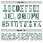 Weiß Fußball Silber-Grün Mesh Authentic Jersey Custom Weiß Fußball Silber-Grün Mesh Authentic Jersey Custom