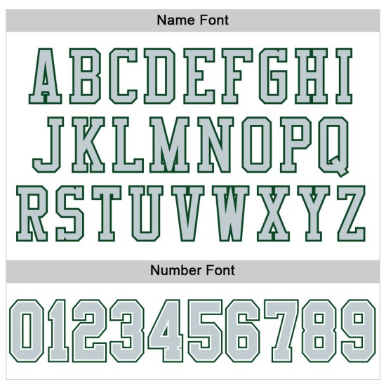Weiß Fußball Silber-Grün Mesh Authentic Jersey Custom Weiß Fußball Silber-Grün Mesh Authentic Jersey Custom