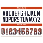 Orange Fashion Drift Mesh Custom Jersey Marineblau-Weiß Fußball Orange Fashion Drift Mesh Custom Jersey Marineblau-Weiß Fußball