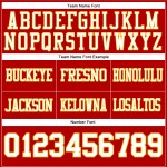 Weiß-Gold Mesh Rot Custom Jersey Authentic Football Weiß-Gold Mesh Rot Custom Jersey Authentic Football