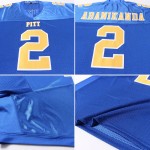 Gold-Weißes Trikot Custom Football Royal Authentic Mesh Gold-Weißes Trikot Custom Football Royal Authentic Mesh