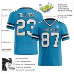 Mesh Trikot Panther Authentic Football Blau Weiß-Schwarz Custom Mesh Trikot Panther Authentic Football Blau Weiß-Schwarz Custom