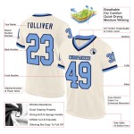 Mesh Football Blau-Marineblau Creme Custom Light Jersey Authentic Throwback Mesh Football Blau-Marineblau Creme Custom Light Jersey Authentic Throwback