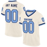 Mesh Football Blau-Marineblau Creme Custom Light Jersey Authentic Throwback Mesh Football Blau-Marineblau Creme Custom Light Jersey Authentic Throwback