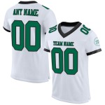 Grün-Schwarzes Football Kelly Custom Mesh Authentic Jersey Weiß Grün-Schwarzes Football Kelly Custom Mesh Authentic Jersey Weiß