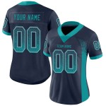 Drift Navy Teal-Grau Custom Jersey Fußball Mesh Fashion Drift Navy Teal-Grau Custom Jersey Fußball Mesh Fashion