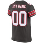 Weiß-Rotes Jersey Authentic Mesh Custom Pewter Football Weiß-Rotes Jersey Authentic Mesh Custom Pewter Football