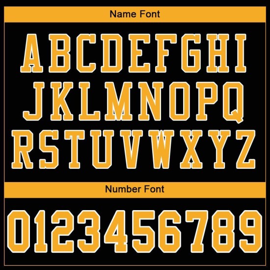 Mesh-Trikot Gold-Weiß Schwarz Custom Authentic Football Mesh-Trikot Gold-Weiß Schwarz Custom Authentic Football