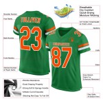 Jersey Gras Orange-Weiß Grün Authentic Fußball Custom Mesh Jersey Gras Orange-Weiß Grün Authentic Fußball Custom Mesh