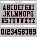 Mesh Custom Schwarz-Burgund Grau Authentic Jersey Football Mesh Custom Schwarz-Burgund Grau Authentic Jersey Football