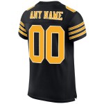Mesh-Trikot Gold-Weiß Schwarz Custom Authentic Football Mesh-Trikot Gold-Weiß Schwarz Custom Authentic Football