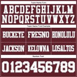 Mesh Jersey Authentic Custom Weiß-Grau Burgund Fußball Mesh Jersey Authentic Custom Weiß-Grau Burgund Fußball